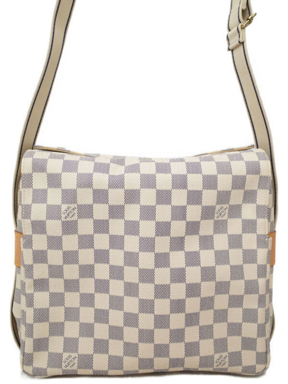 Louis Vuitton Damier Azur White Naviglio Shoulder Bag
